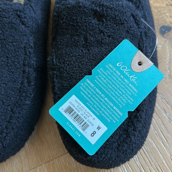 Olukai Nohea Heu Slipper in Black - Picture 5 of 7